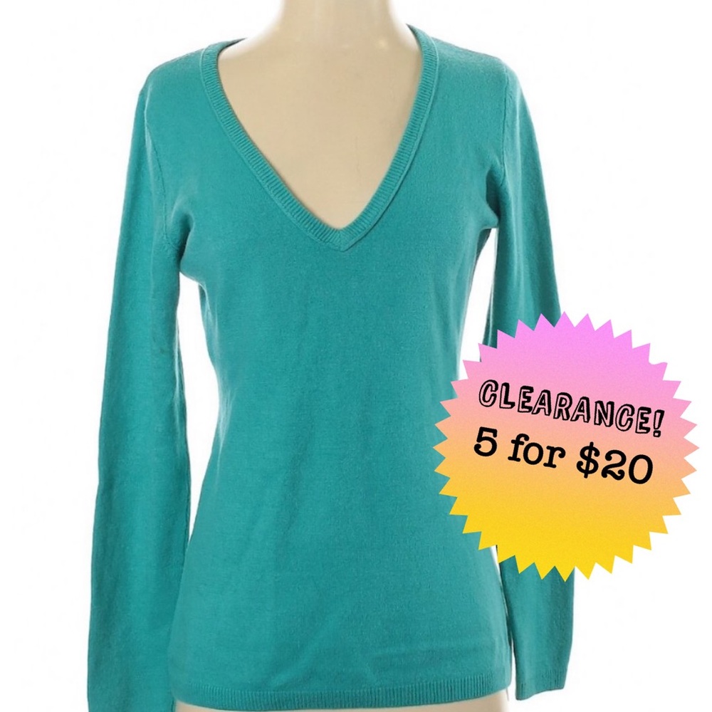 💝 New York & Company Teal Pullover Sweater